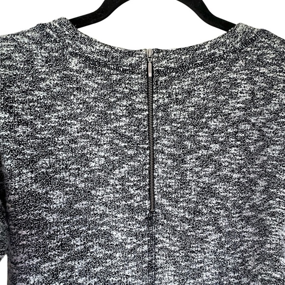 BANANA REPUBLIC |NWOT MARLED NAVY BLUE & WHITE SWEATER DRESS 3/4 SLEEVES | XS - Picture 8 of 10